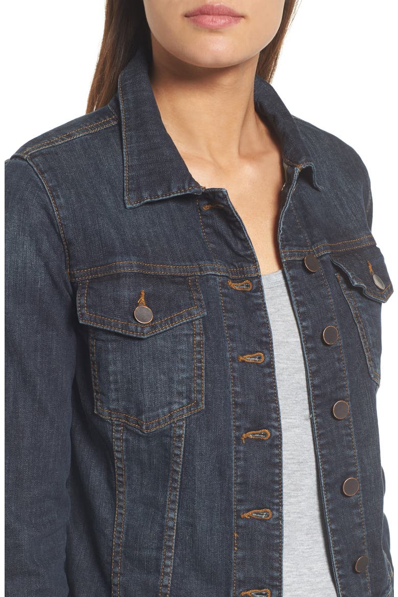 'Helena' Denim Jacket, Alternate, color, GRATITUDE