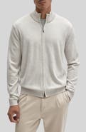 Robert Barakett Thomas Full Zip Merino Wool Sweater