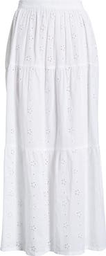 Rip Curl Oasis Broderie Tiered Maxi Skirt