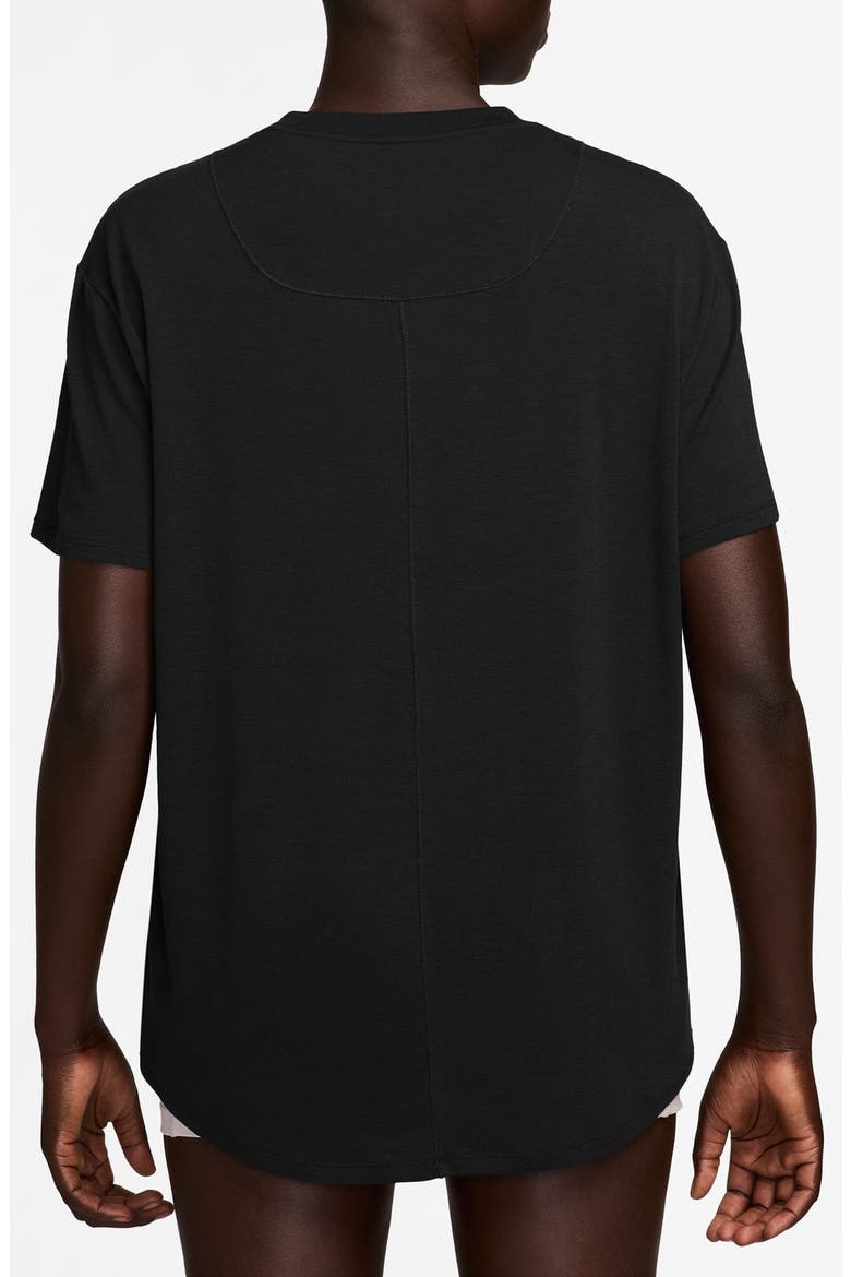 One Relaxed Dri-FIT T-Shirt, Alternate, color, BLACK/WHITE