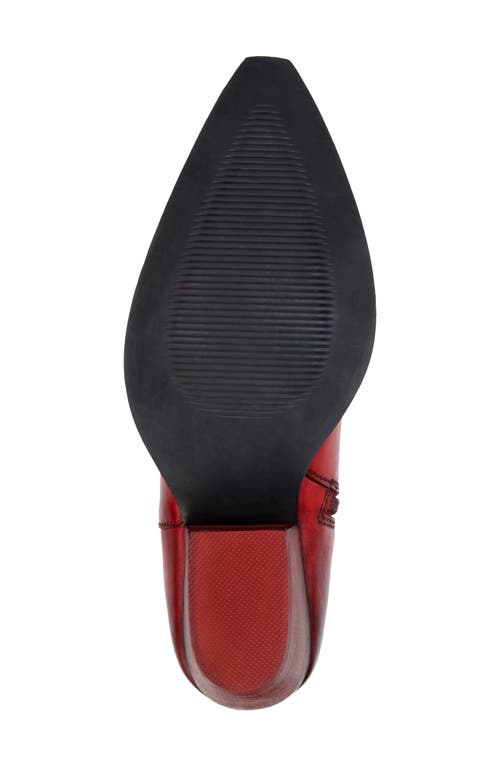 Matisse Remington Knee High Western Boot In Red