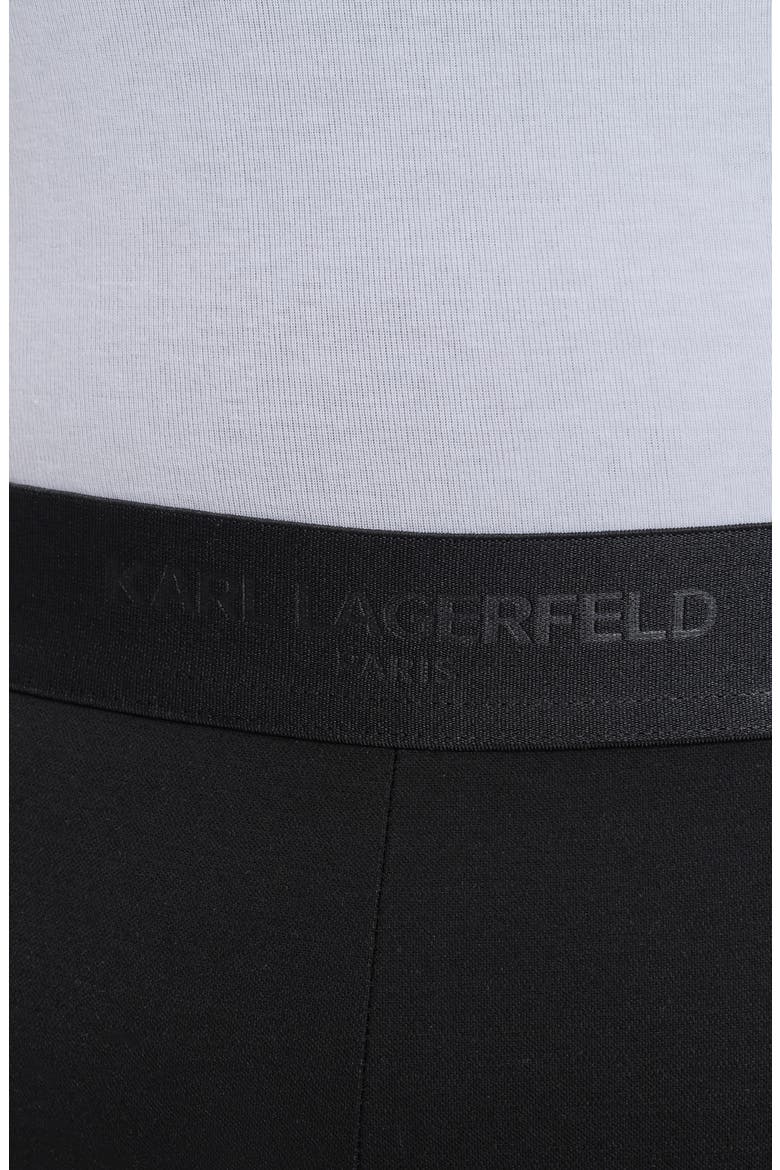 Nylon Blend Compression Pants, Alternate, color, BLACK
