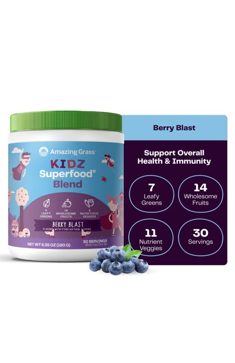 Kidz Superfood Powder Blend Berry Blast