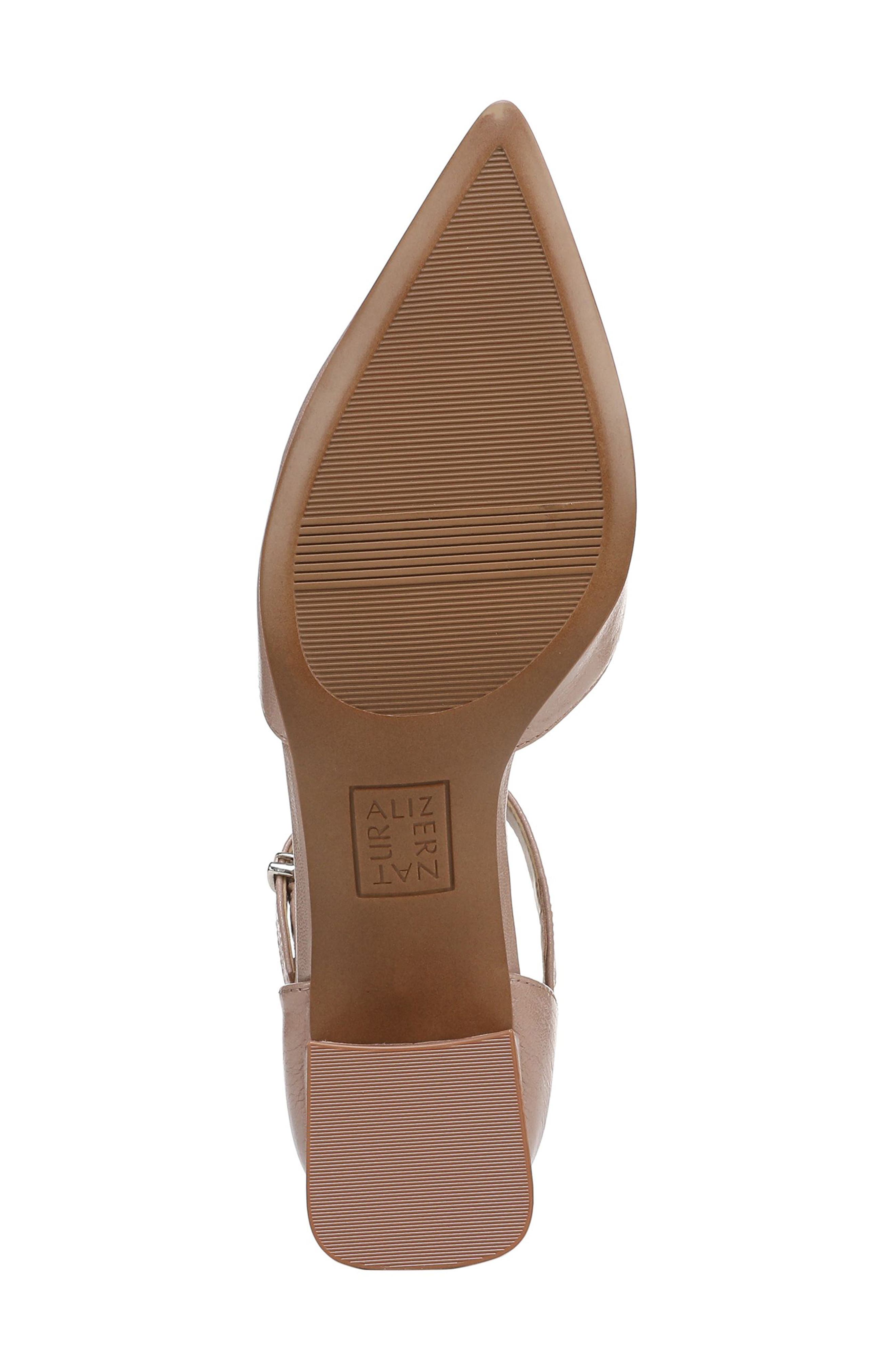 Maddox Ankle Strap Pointed Toe Pump, Alternate, color, WARM TAUPE TAN