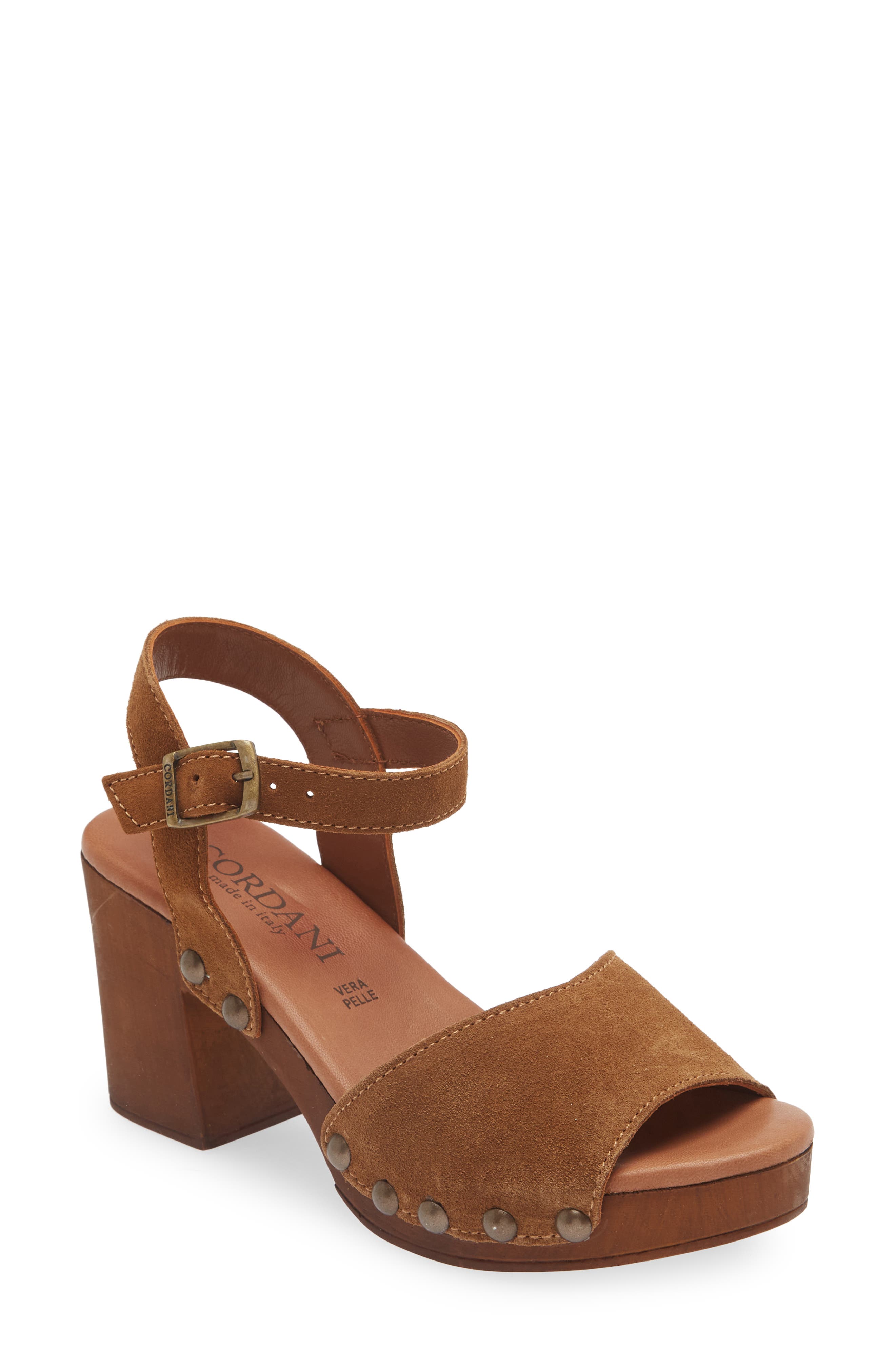 Cordani Willa Platform Sandal, Main, color, Clove
