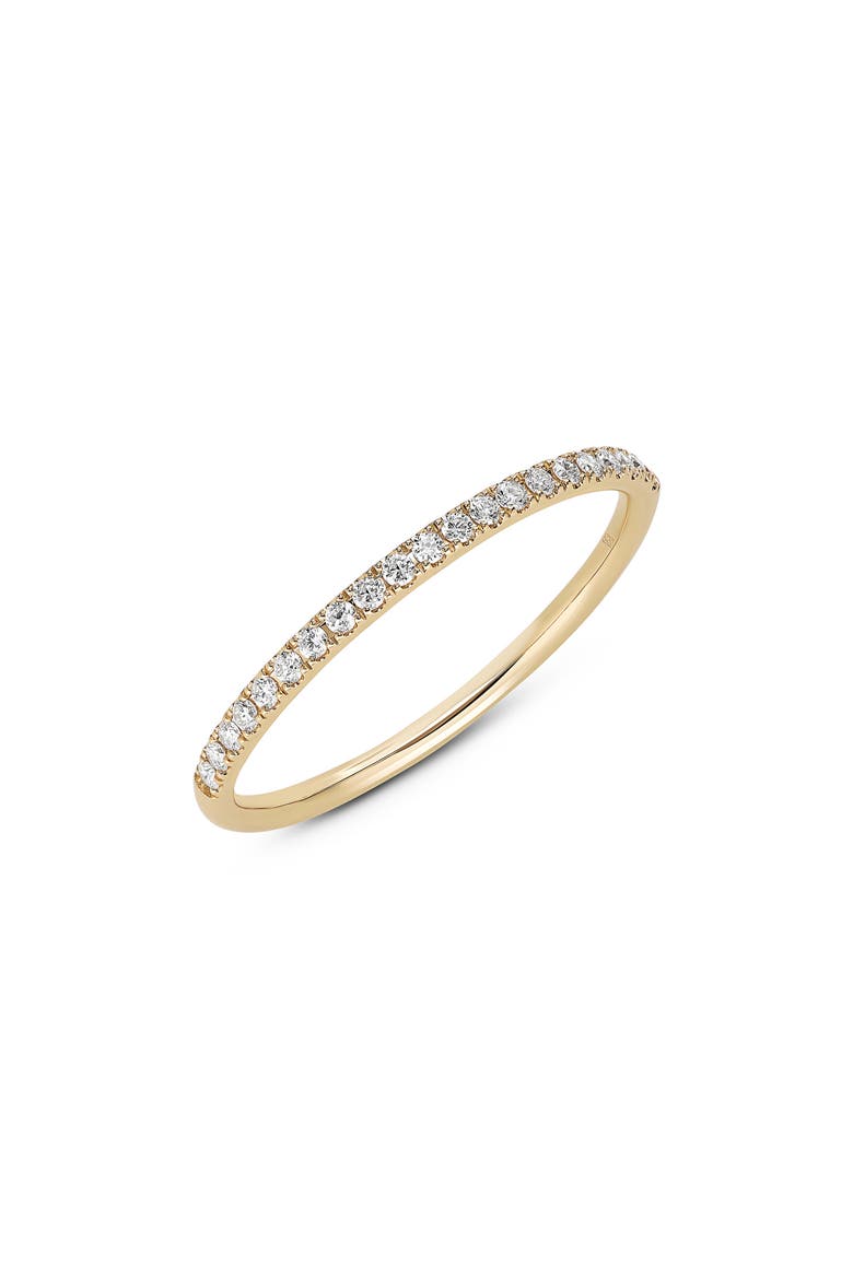 0.25-Carat Pavé Lab Created Diamond Ring, Main, color, 14K YELLOW GOLD