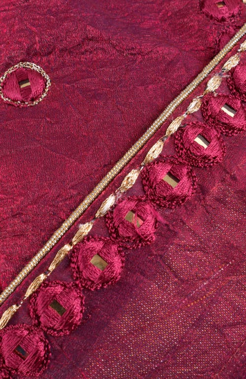 Raas Rubina Hand Embroidered Shimmer Saree