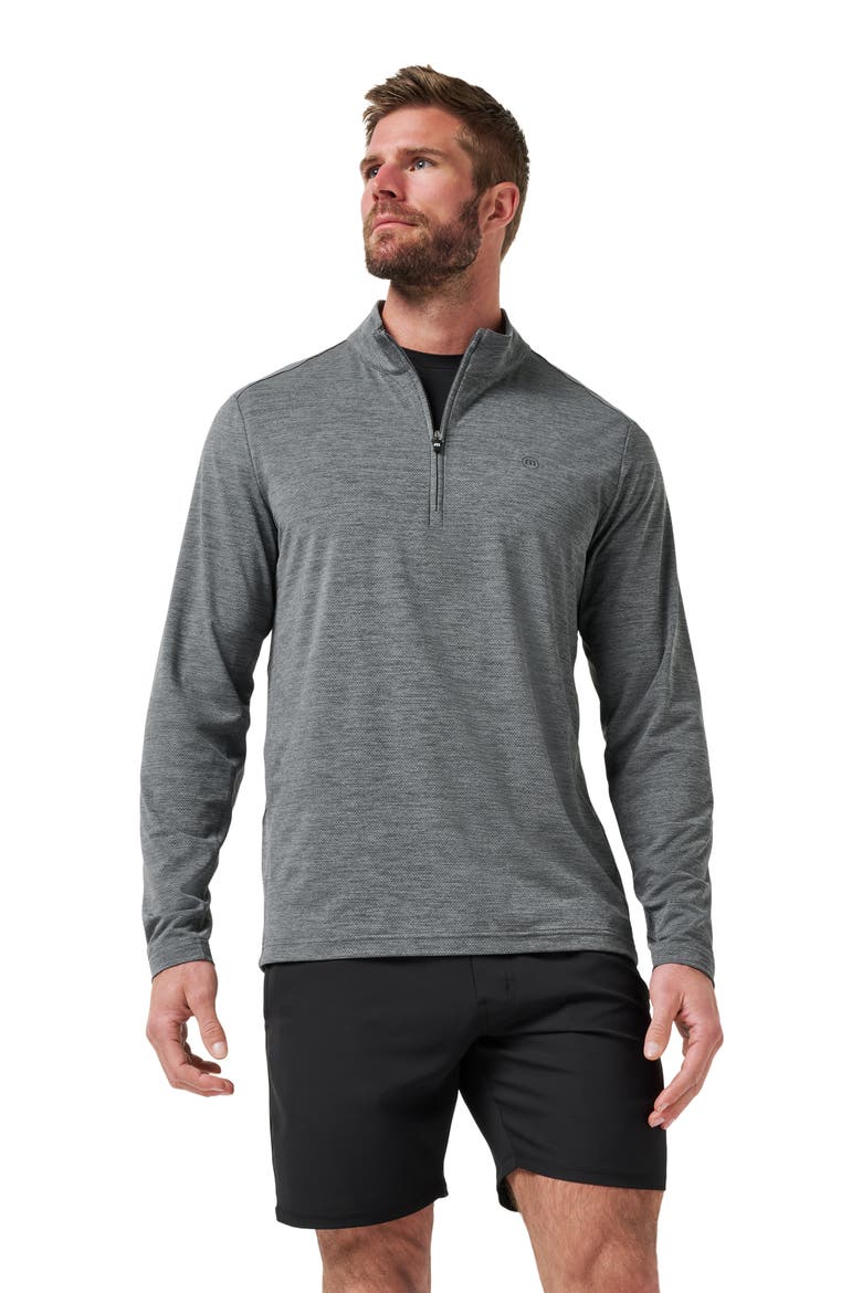 Heater Pro Quarter Zip Pullover, Alternate, color, HEATHER GREY