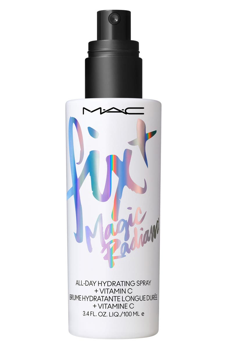 MAC Cosmetics Magic Radiance Fix+ All-Day Hydrating Setting Spray with Vitamin C, Main, color,