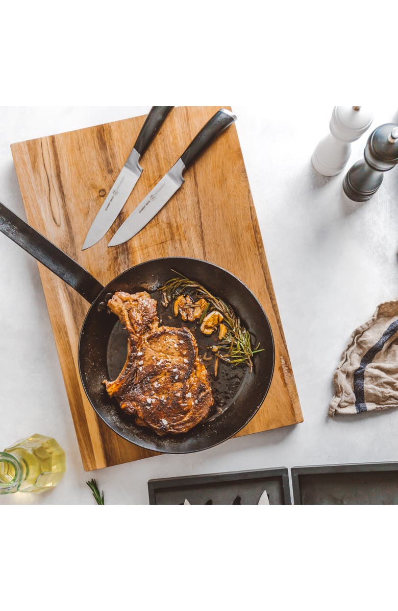 Schmidt Brothers Cutlery Heritage 4-Piece Steak Set, Alternate, color, Black