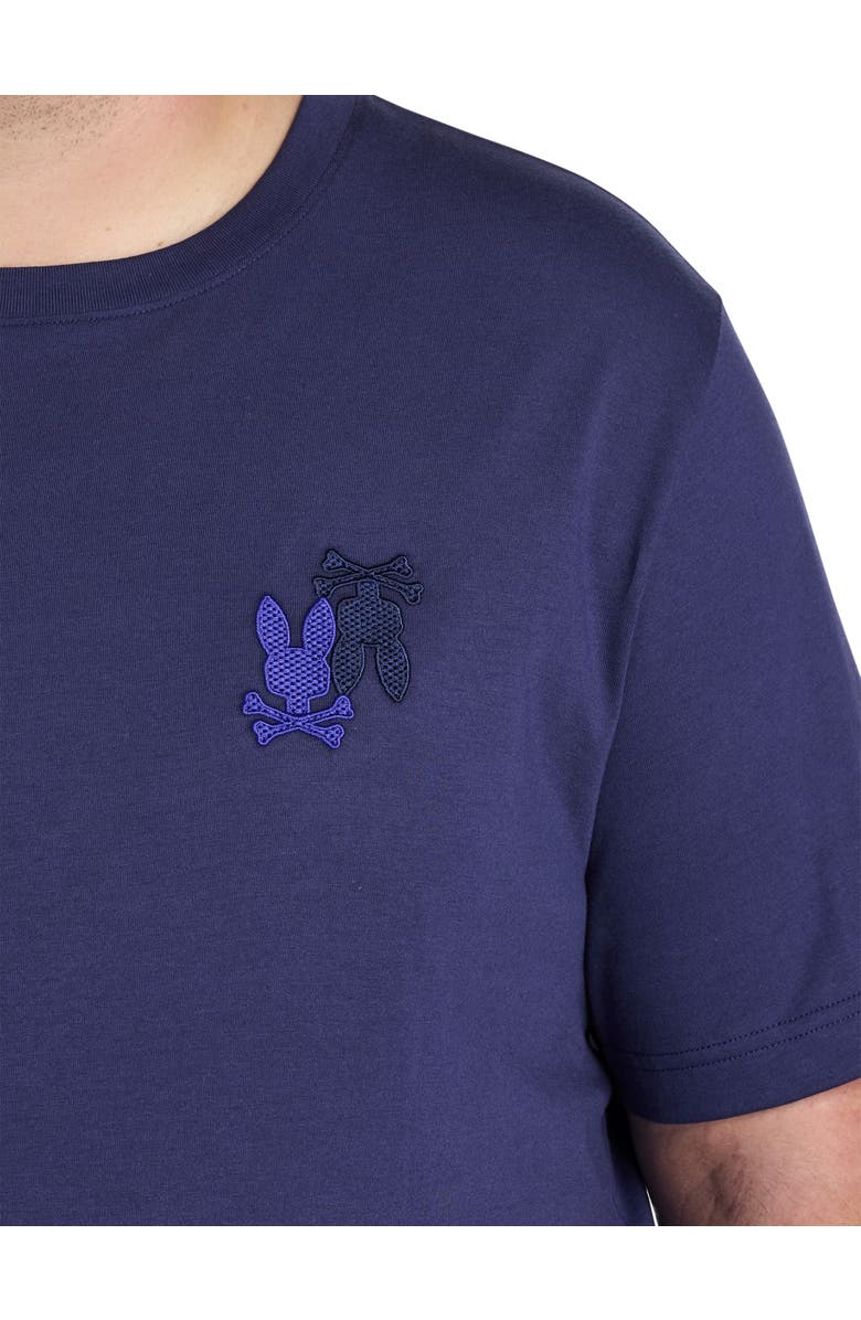 Psycho Bunny Big & Tall Pierce Embroidered Graphic Tee, Alternate, color, Evening Blue