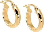 BY ADINA EDEN Solid Tube Hoop Earring 14K