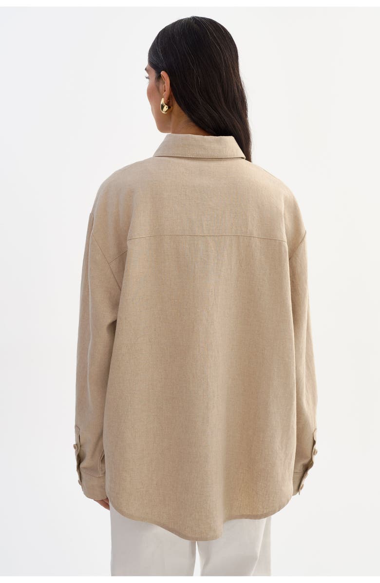 LAMARQUE Ruby | Linen Shirt, Alternate, color, Beige