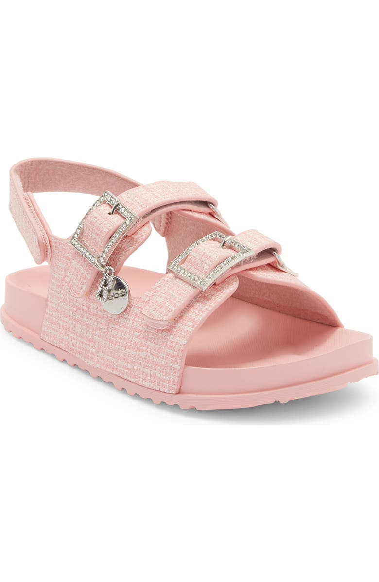 bebe Kids' Charm Slide Sandal, Main, color, Pink