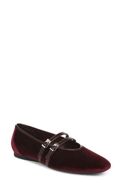 Crista2 Faux Leather Mary Jane Flat