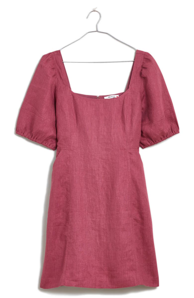 Madewell Maisie Linen Dress, Alternate, color, 