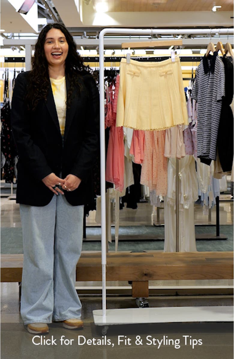 Tehya Knit Miniskirt, sales video thumbnail