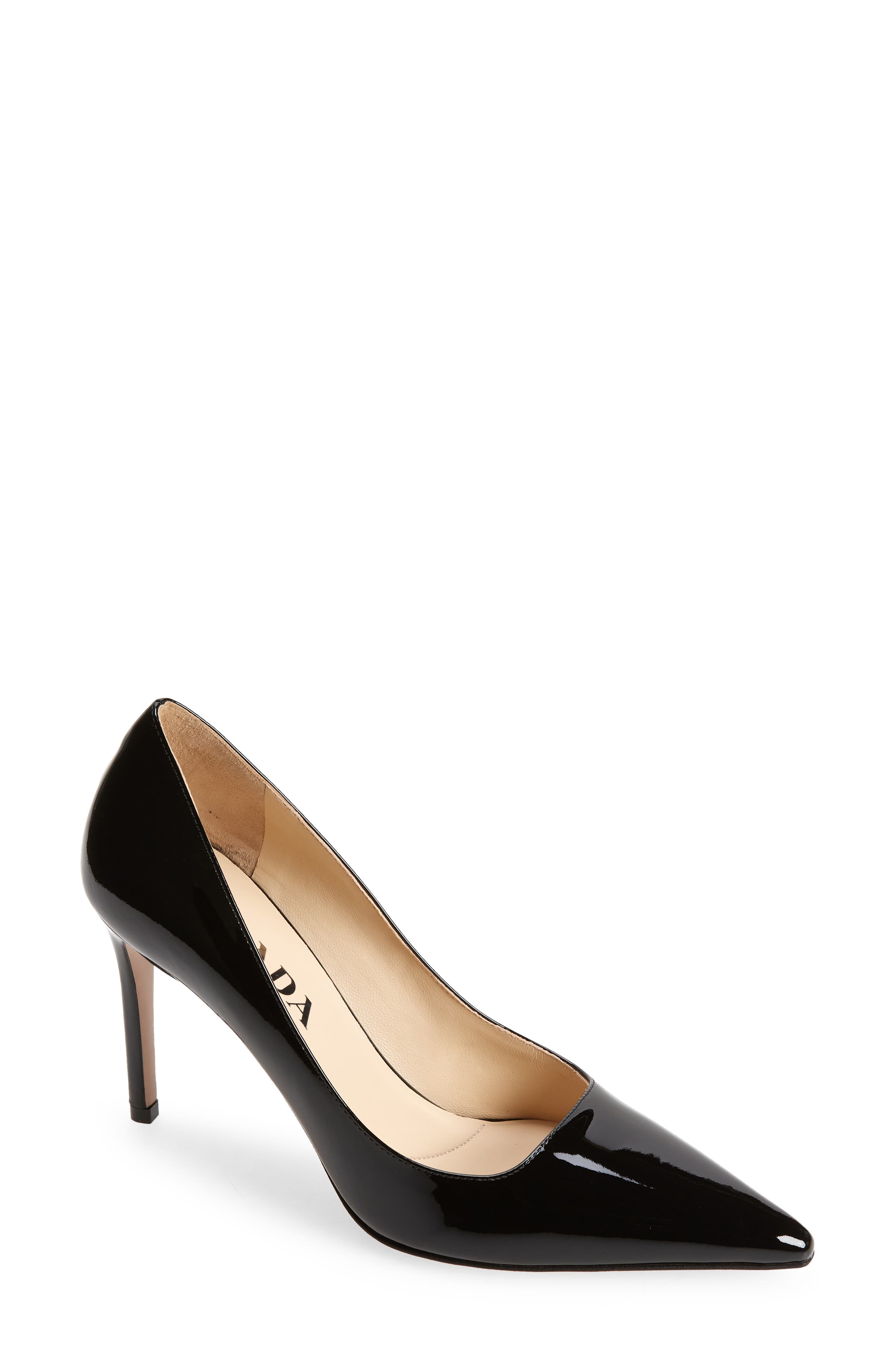 Prada Pointed Toe Pump, Main, color, 