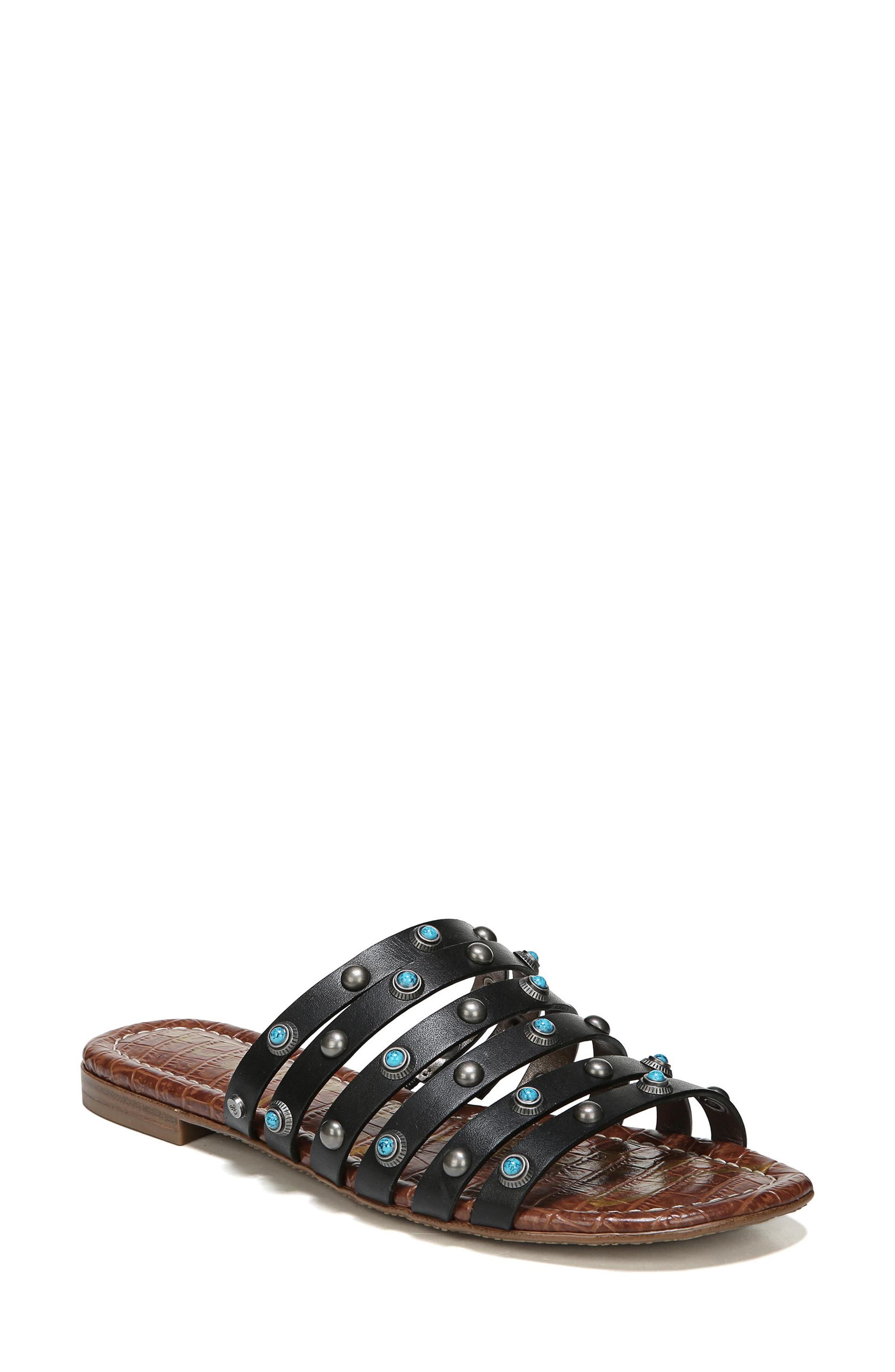 Sam Edelman Brea Studded Slide Sandal, Main, color, 