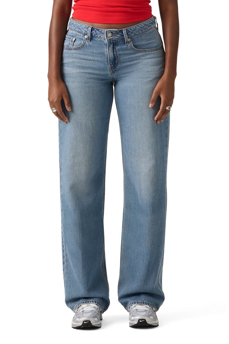 Low Loose Jeans, Main, color, GOOD GRADES TENCEL
