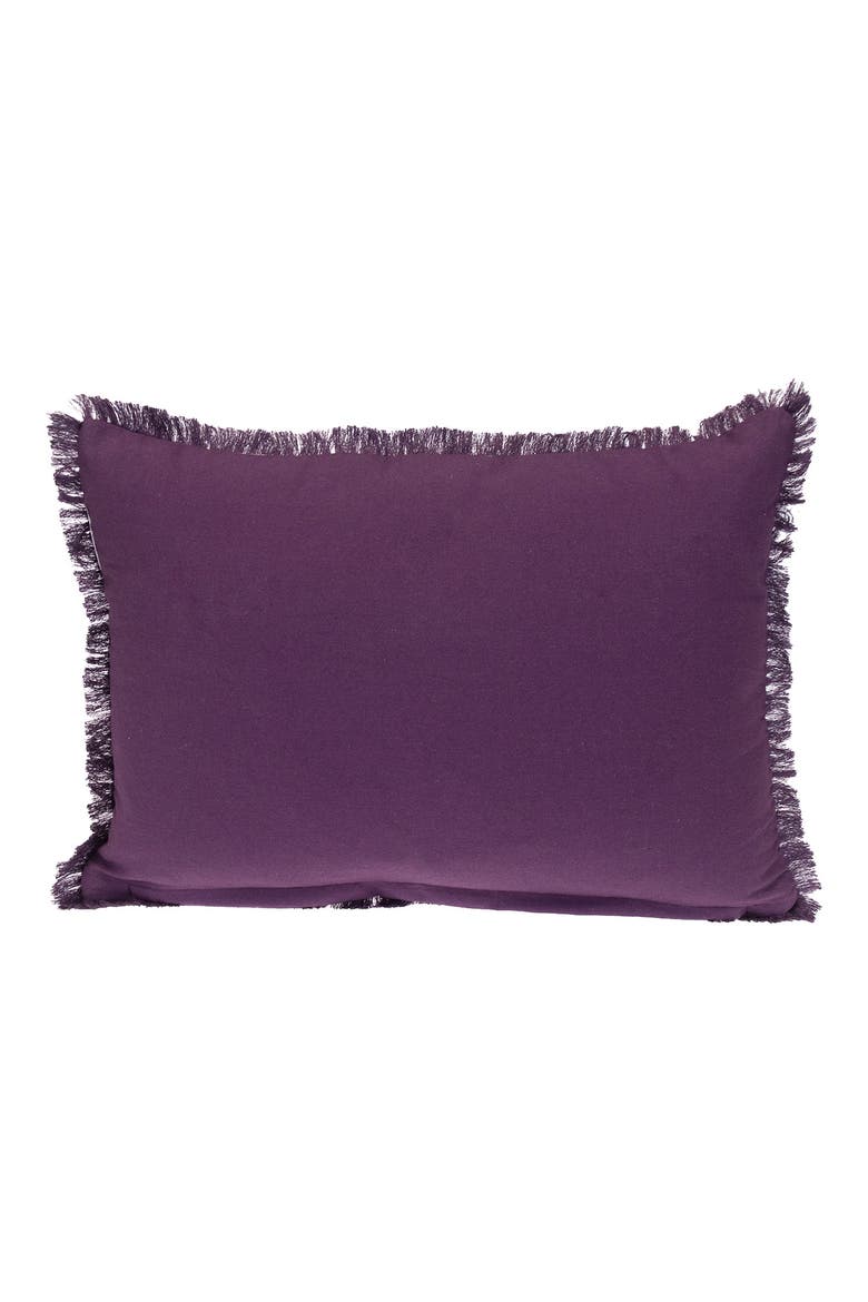 Stripe Accent Pillow, Alternate, color, PURPLE