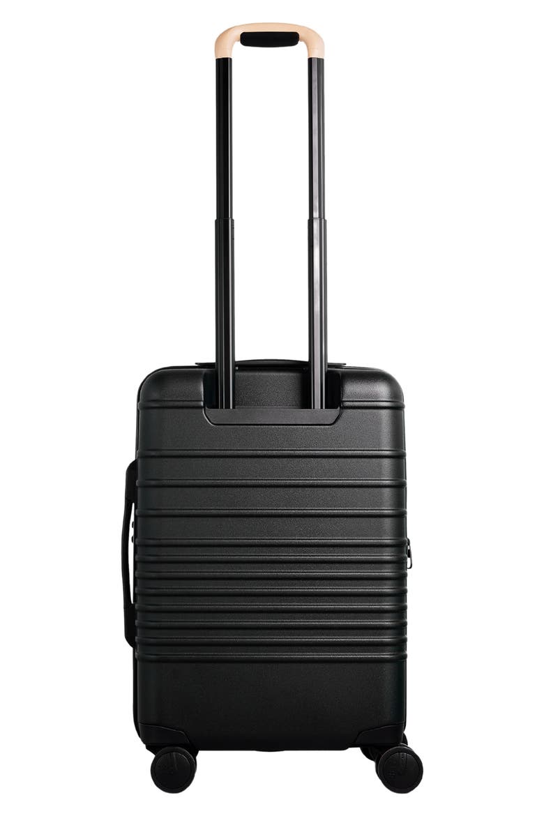 The Carry-On Roller Suitcase, Alternate, color, BLACK