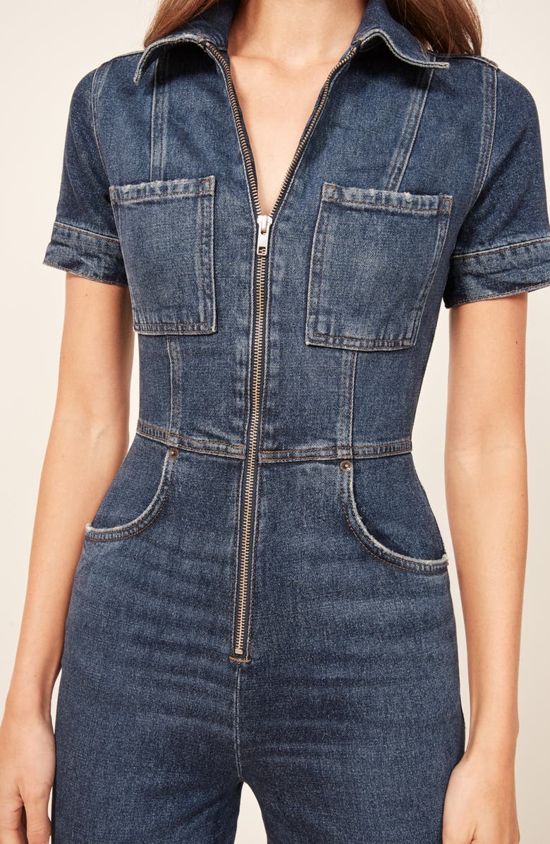 Reformation Georgia Jumpsuit, Alternate, color, 