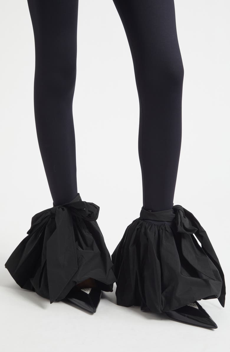 Vaquera Pouf Flare Leggings, Alternate, color, Black 1