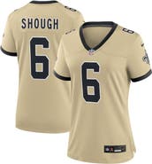 Nike Women's Nike Tyler Shough Gold New Orleans Saints Alternate Game Player Jersey