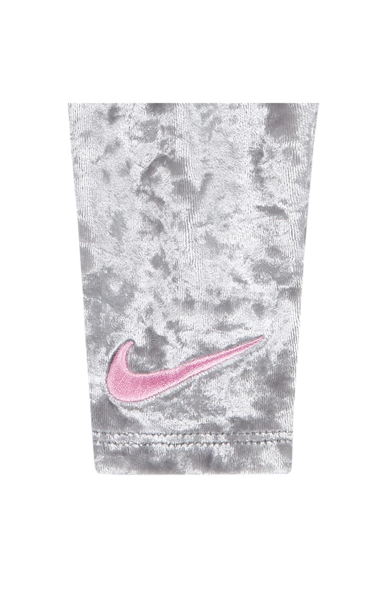 Nike Swoosh Vest, Long Sleeve T-Shirt & Leggings Set, Alternate, color, Light Smoke Grey