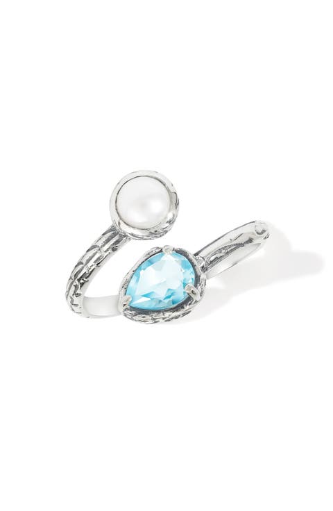 Blue Topaz Bypass Ring
