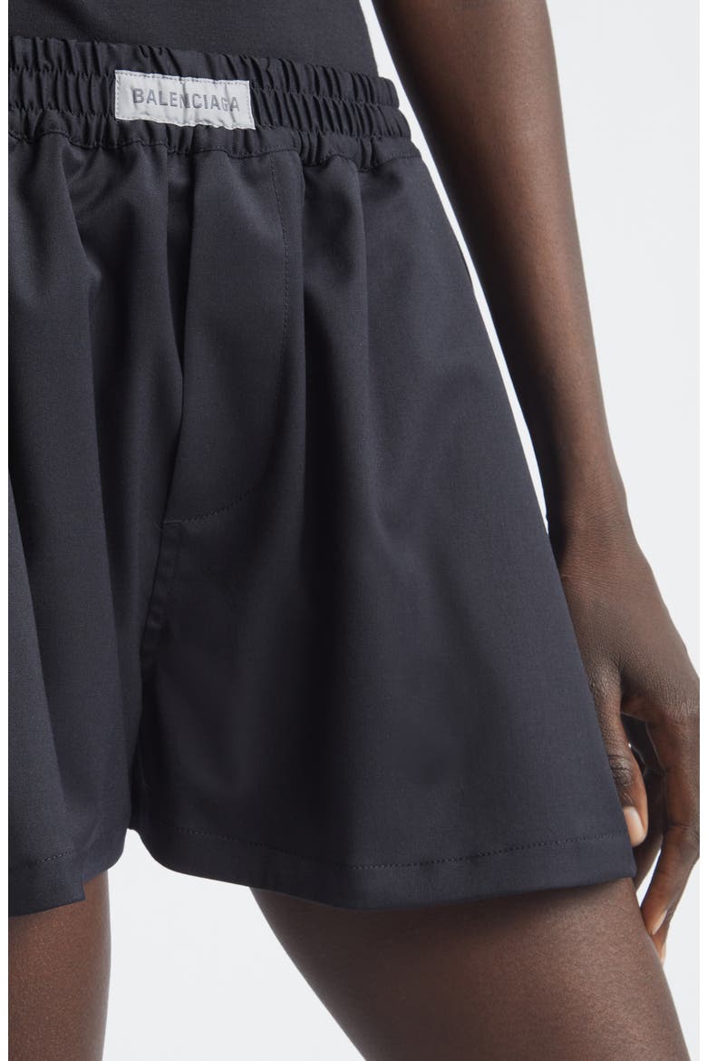 A-Line Wool Blend Twill Boxer Shorts, Alternate, color, 1000 BLACK