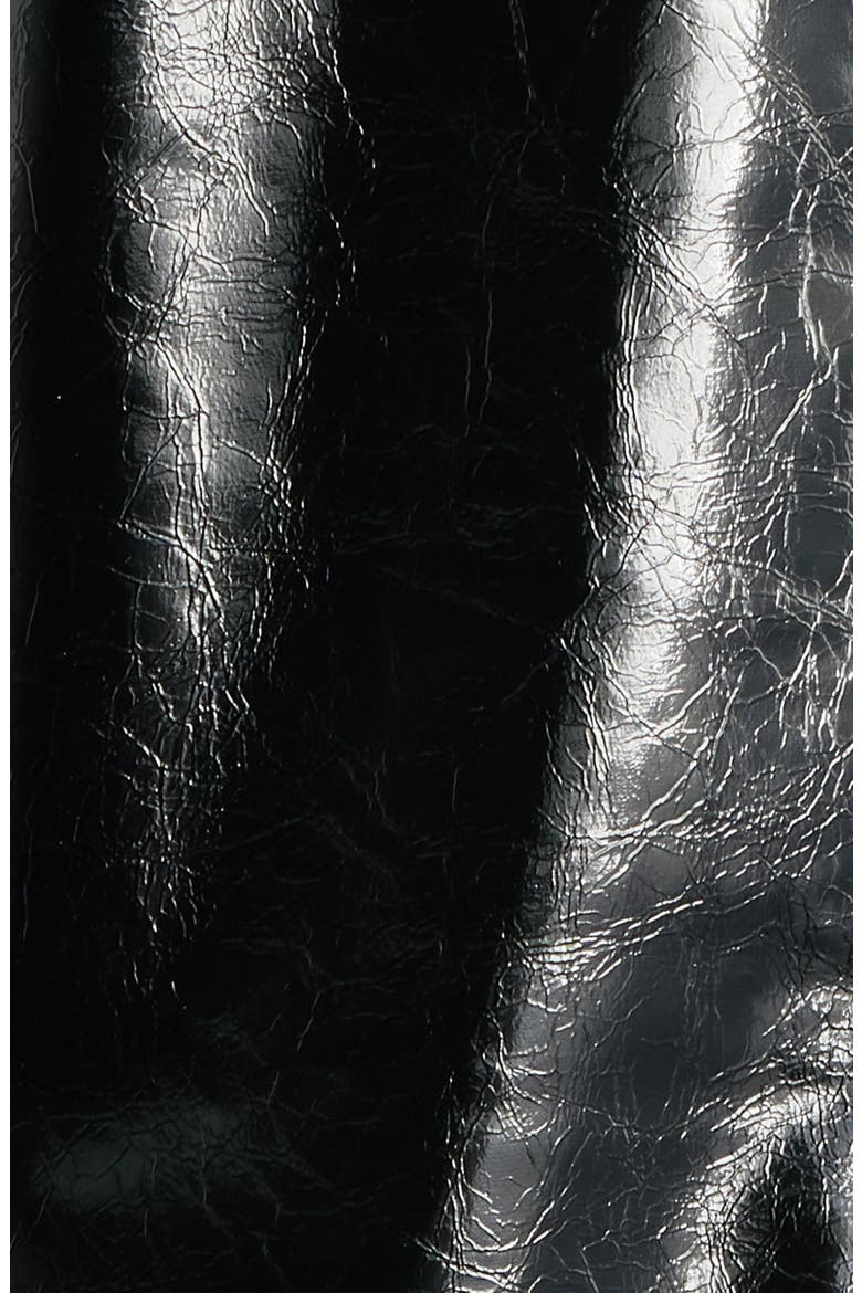 Bold Waterproof Raincoat, Alternate, color, CRACKL BLACK