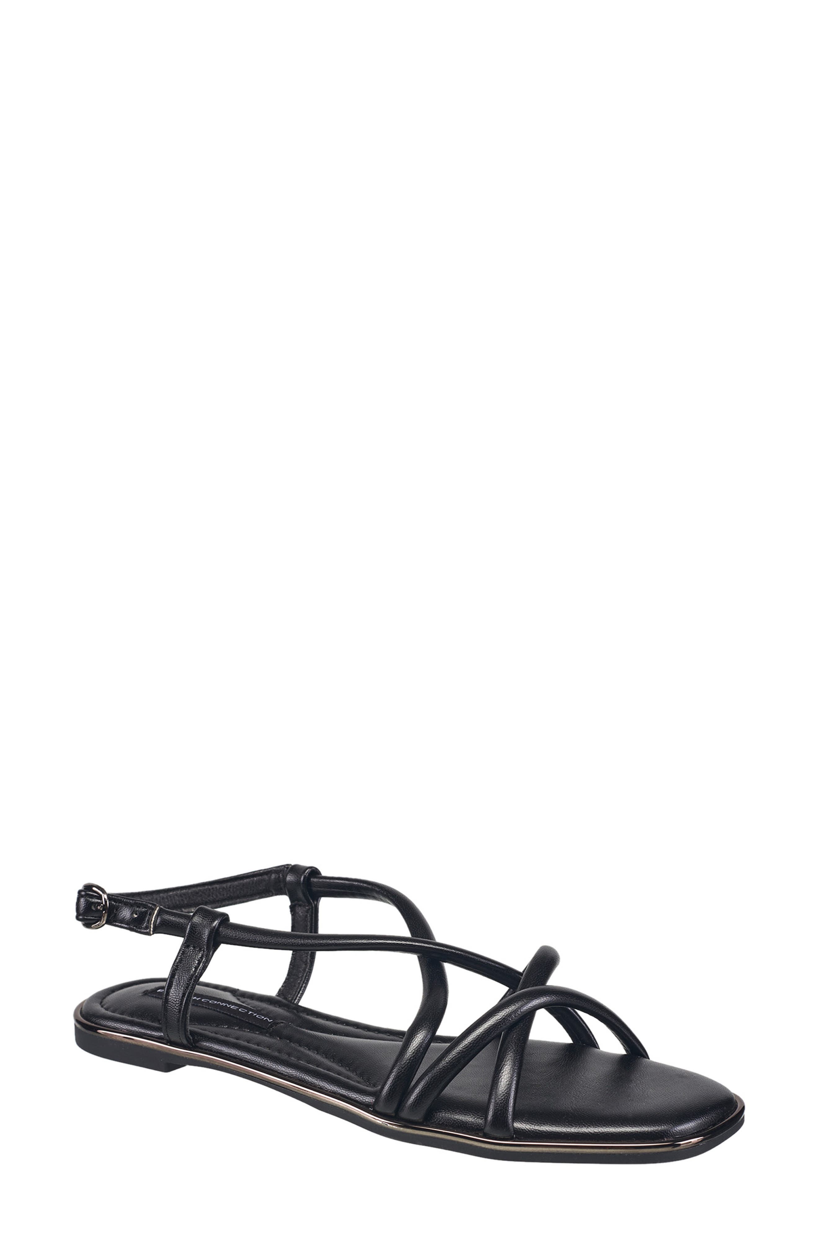 French Connection Tubes Flat Sandal, Main, color, 