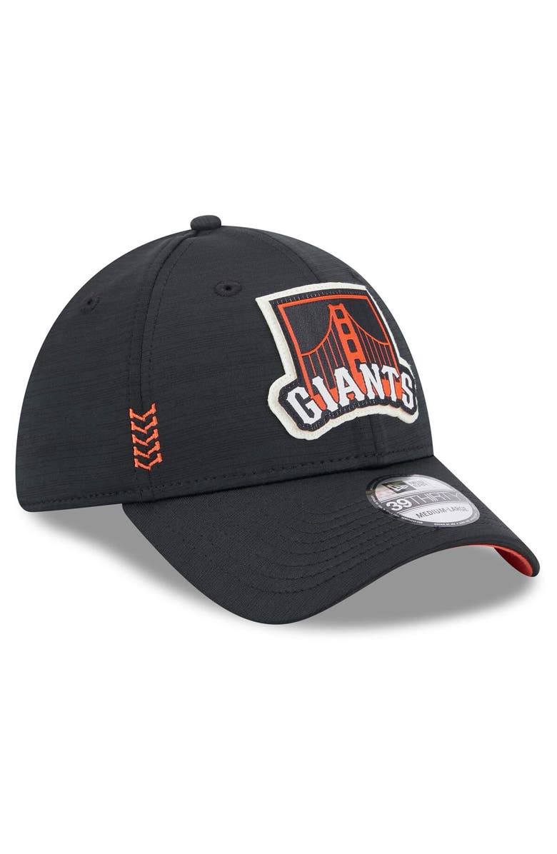 New Era Men's New Era Black San Francisco Giants 2024 Clubhouse 39THIRTY Flex Fit Hat, Alternate, color, Black