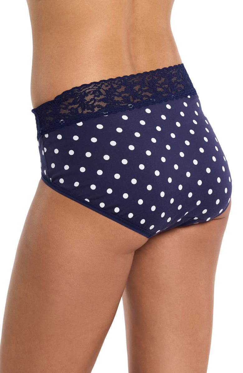 Hanky Panky Print Supima<sup>®</sup> Cotton French Briefs, Alternate, color, Full Circle