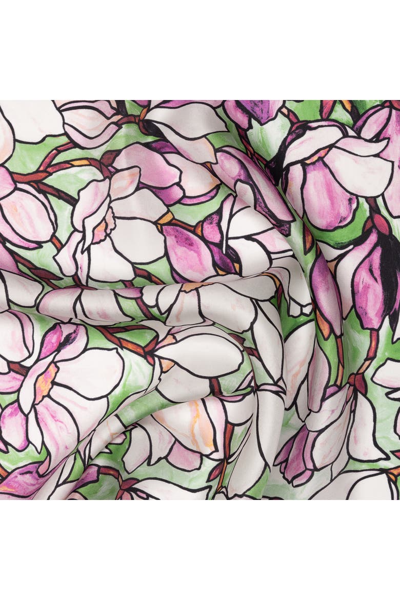 Clara - Silk Bandana, Alternate, color, Orchid Pink