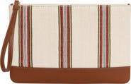 K'ai & Vrosi Antiochia Calfskin & Handloomed Fabric Clutch