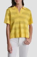 DKNY Sheer Stripe Polo