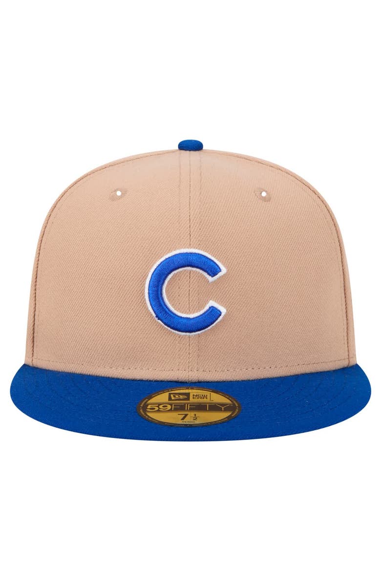 New Era Men's New Era Khaki Chicago Cubs 59FIFTY Fitted Hat, Alternate, color, Khaki