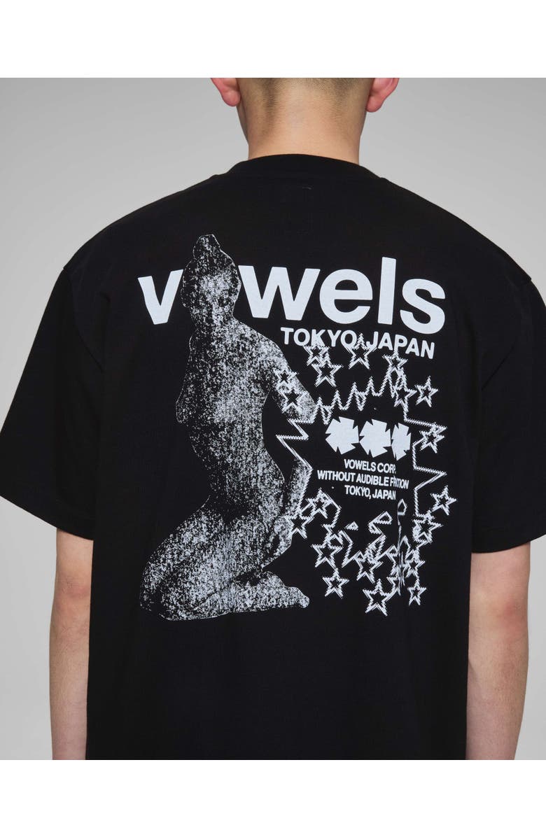 vowels Audible Friction Tee, Alternate, color, Black