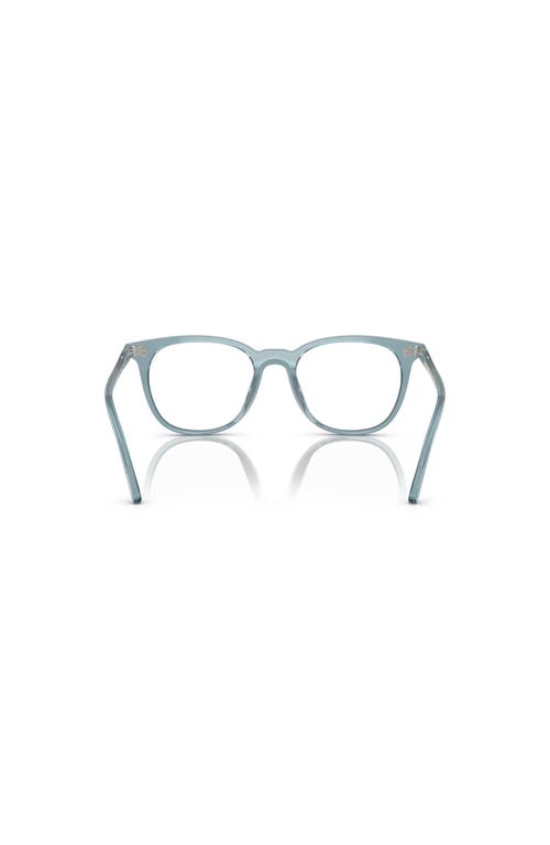 Oliver Peoples 49mm Rectangle Optical Glasses In Blue