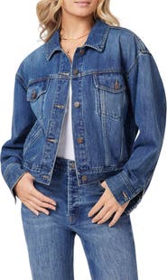 Scotch & Soda Oversized Crop Denim Jacket