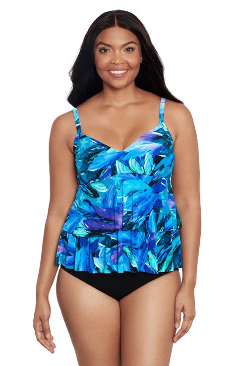 Rylee V-neck Tankini Swimsuit Top