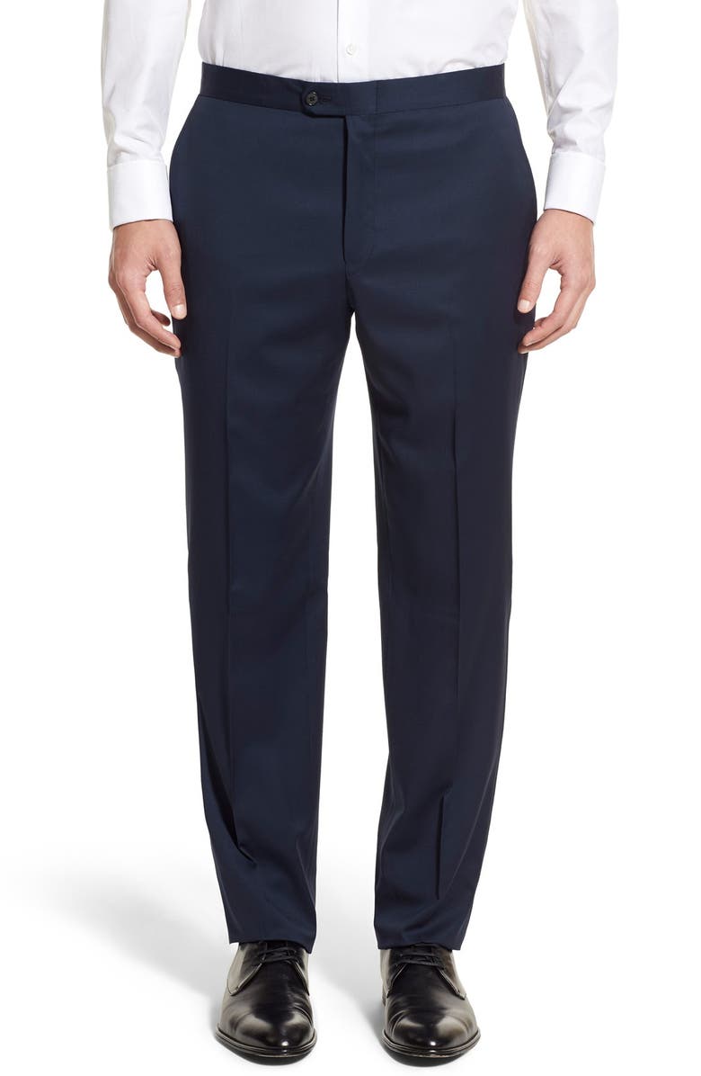 Hickey Freeman Classic B Fit Wool Tuxedo, Alternate, color,