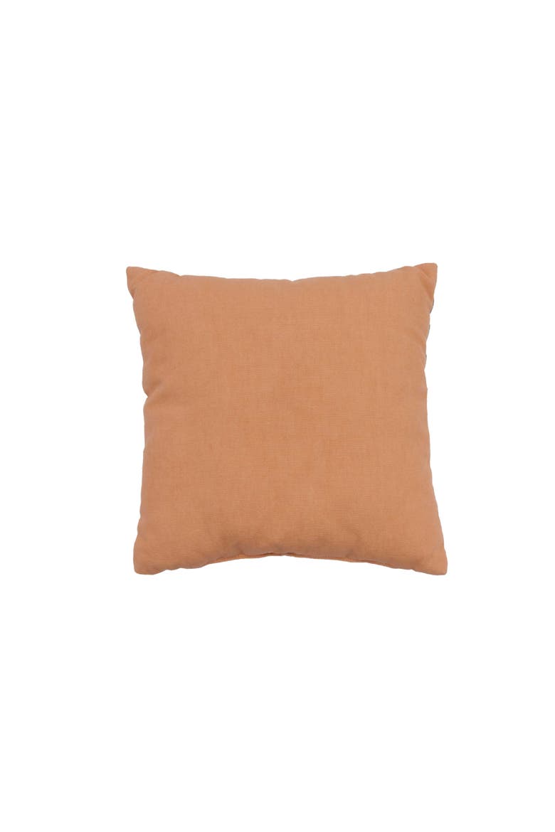 Botanical Pumpkin Berries Mini Accent Throw Pillow 10" x 10", Alternate, color, Orange
