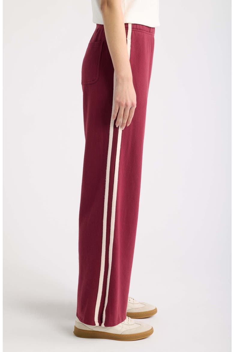 Cloud 9 Fleece Track Pants, Alternate, color, CABERNET