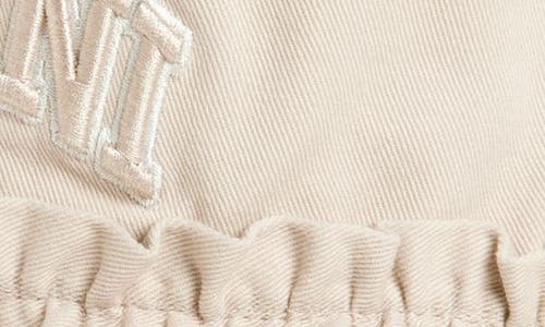 Ganni Washed Organic Cotton Canvas Bucket Hat In White