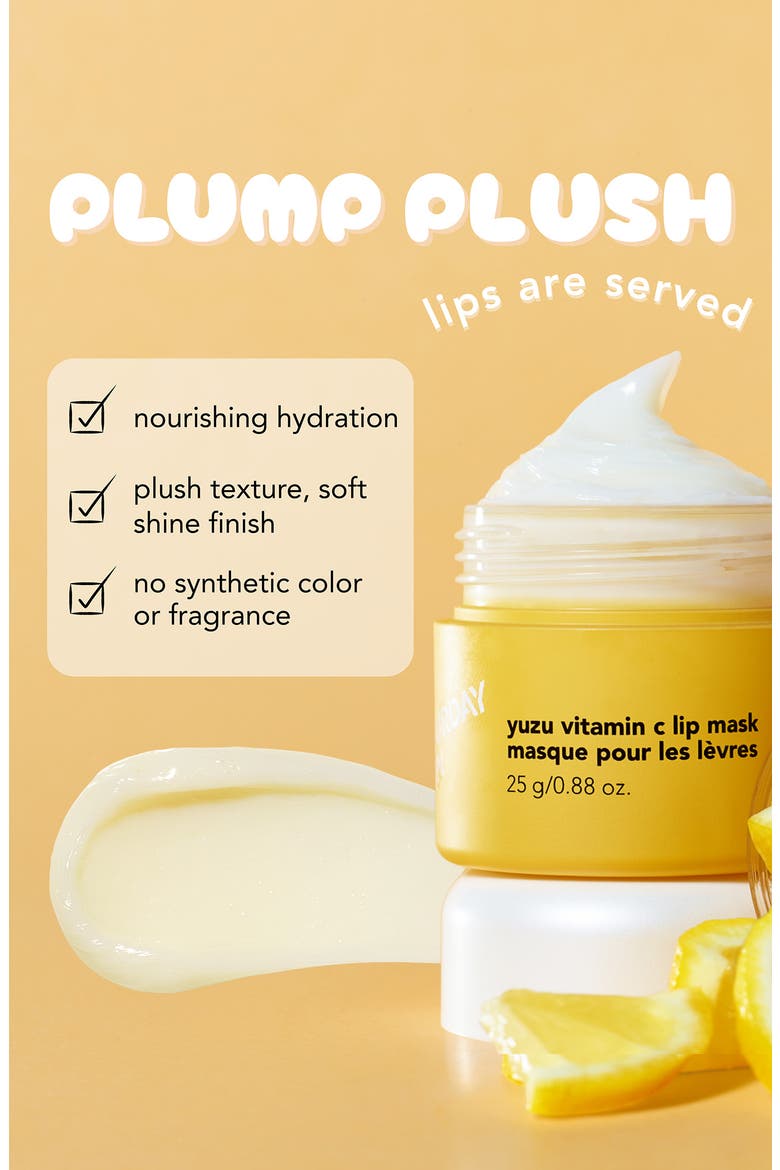 Yuzu Vitamin C Lip Mask, Alternate, color, NO COLOR