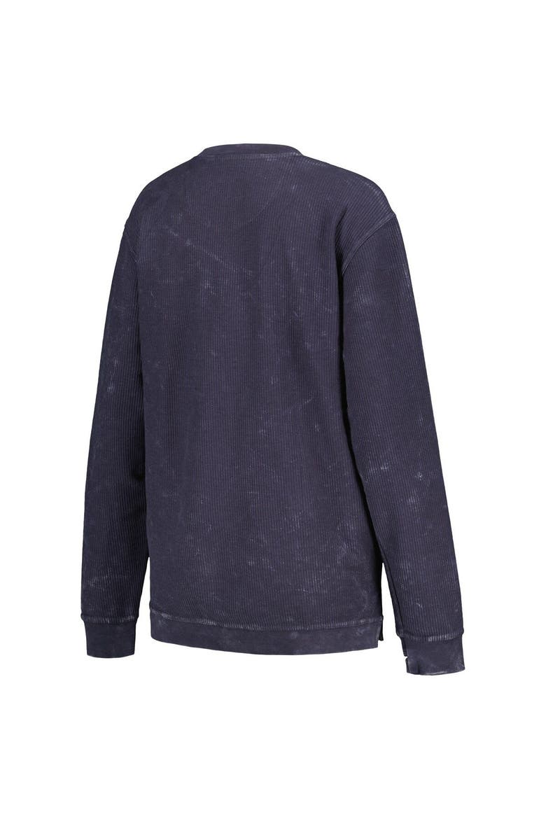 Women's G-III 4Her by Carl Banks Navy Denver Broncos Comfy Cord Pullover Sweatshirt, Alternate, color, Navy